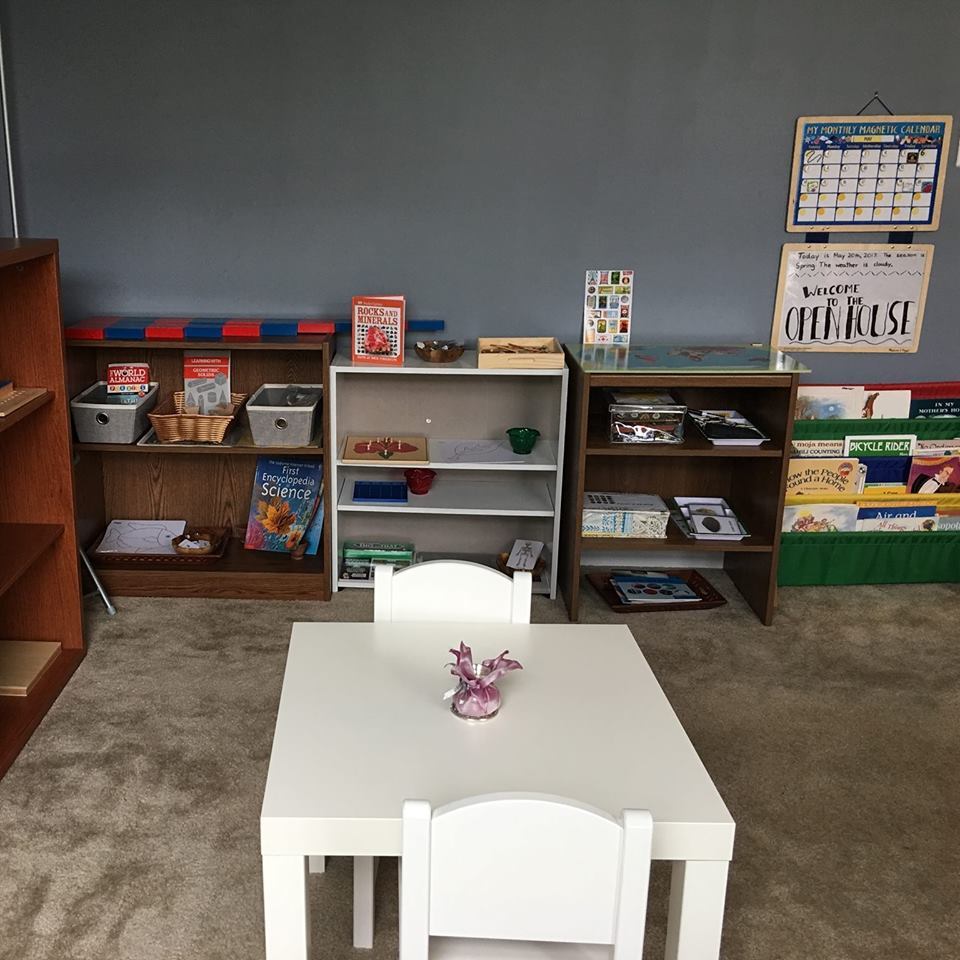 Open house event in the classroom